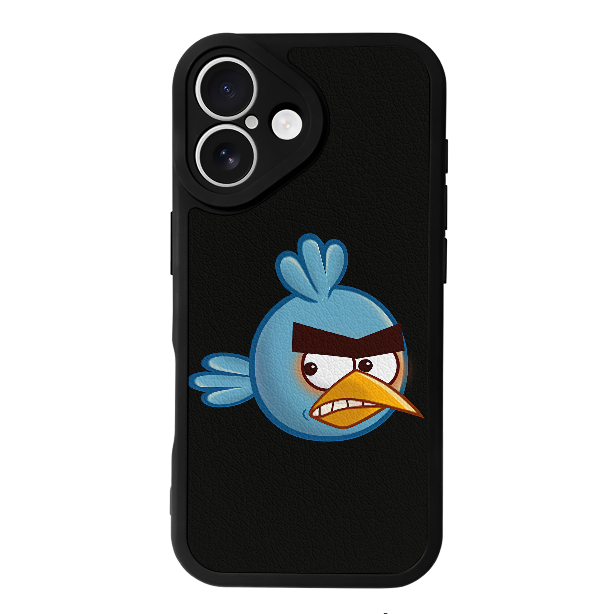 （画像用） Angry Birds アングリーバード 【iPhone 16シリーズ対応】シリコンスマホケース（レザー調） 材質：シリコン